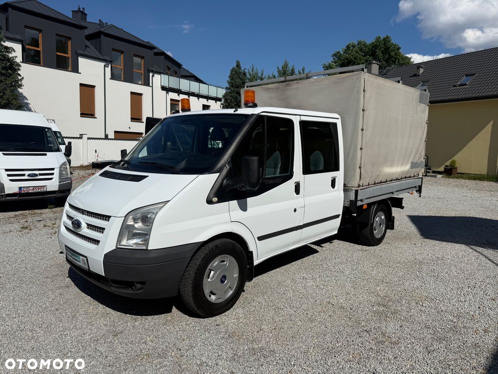 Ford Transit Doka Brygadowy Załogowy Skrzynia Plandeka 6 os. 2.2 TDCI 125KM Webasto - 2