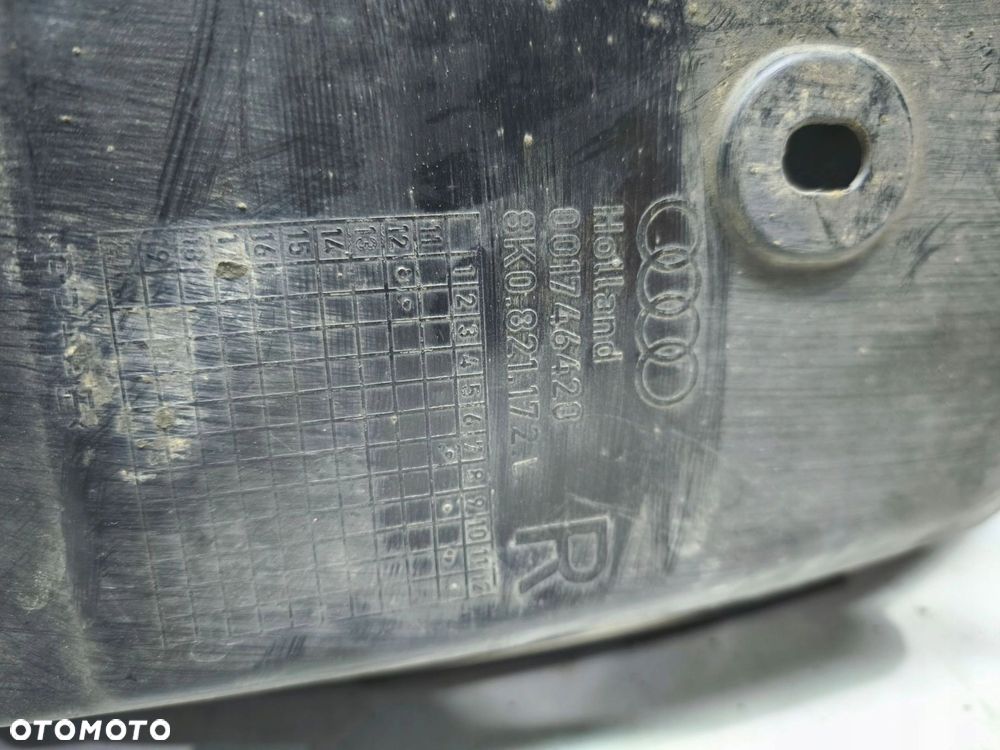 NADKOLE PLASTIKOWE PRAWY PRZÓD AUDI A4 B8 LIFT 8K0821172L - 3