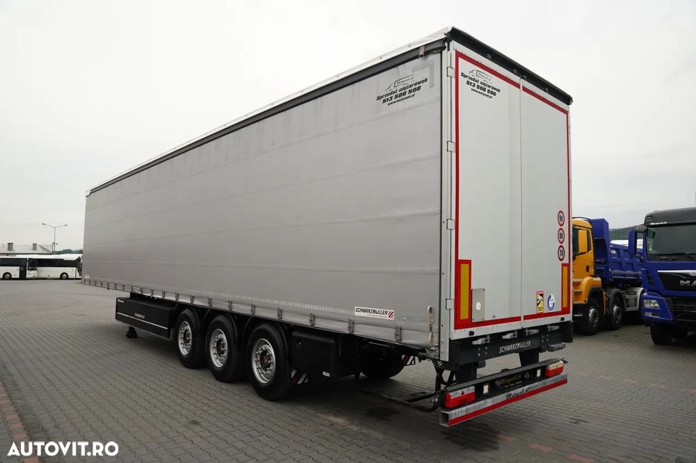 Schwarzmuller / SEMIREMORCĂ CU PRELATĂ (CURTAINSIDER) / STANDARD / SUPORT PALETI / AXĂ RIDICABILĂ / AXE SAF / - 4