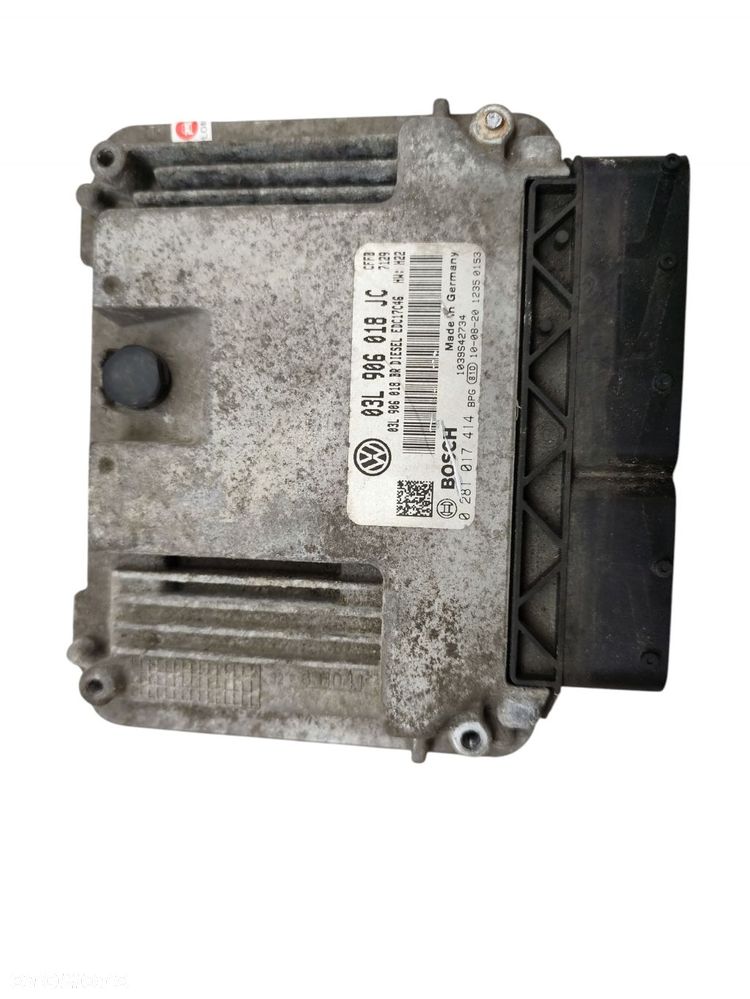 KOMPUTER STEROWNIK SILNIKA SKODA SUPERB II (2008-2013) 2.0 TDI 140KM 03L906018JC 0281017414 - 2