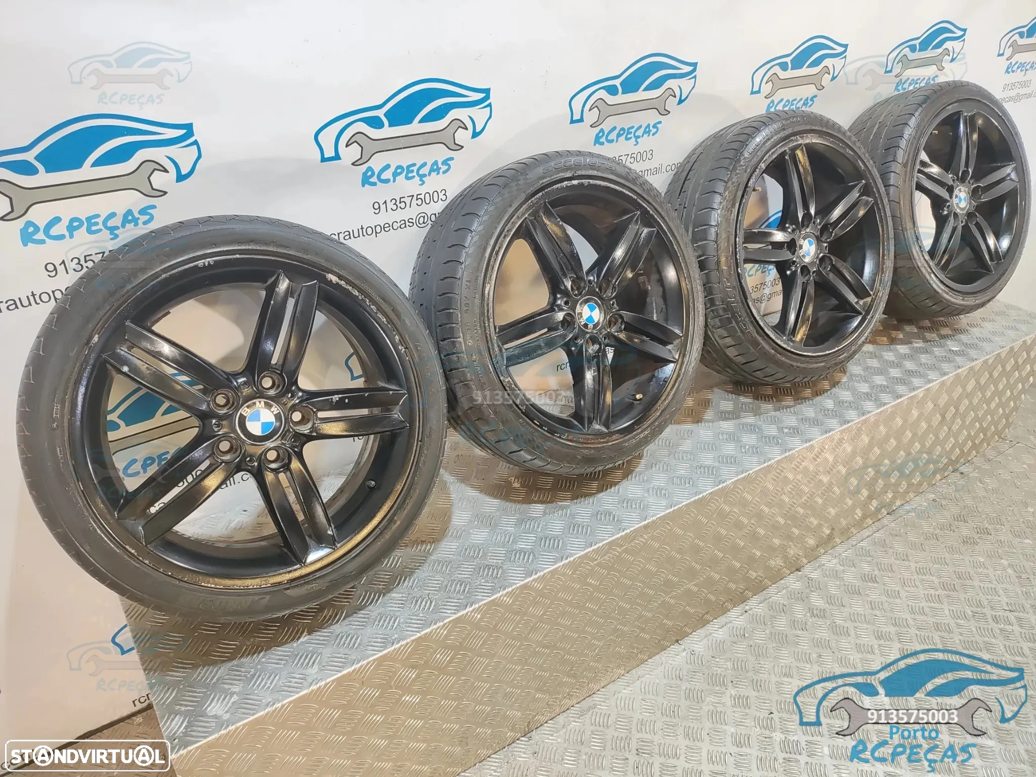 Jantes Originais 18" BMW Pack M Style 208 - 5x120 - 7,5J / 8J | ET49 / ET49 - Jante | Dupla Medida | 18 Polegadas | 7839305 | 8036939 | 803694 | 5 x 120 | 208M | E81 | E82 | E87 | E88 | F20 | F21 | Original | Originais | Serie 1 - 5
