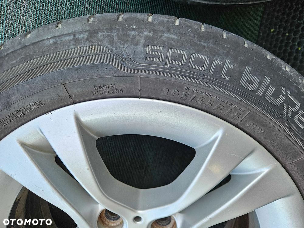 Kola Alu Felga 6780907 Alumiowa Alufelga Kolo Felgi R16 5x120 7J ET31 BMW 1 3 E81 E87 E90 E91 Opony 205/55 R16 - 6