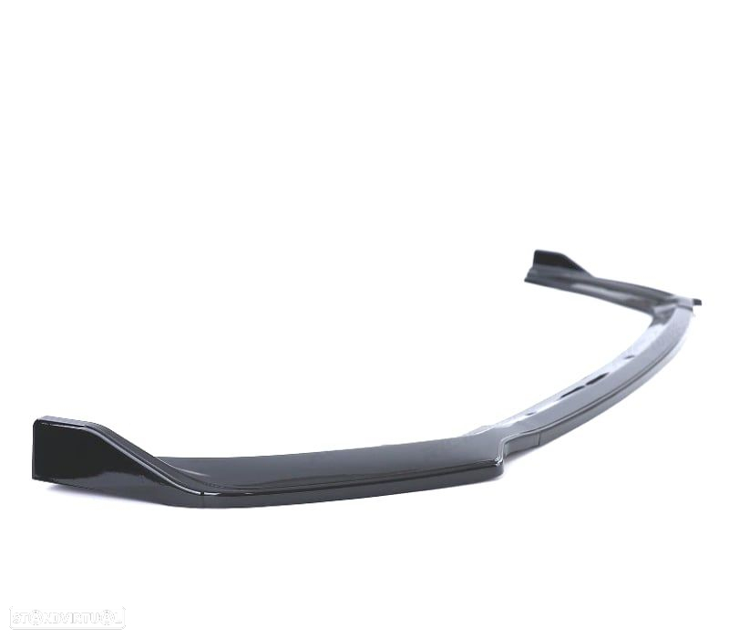 SPOILER LIP FRONTAL VOLKSWAGEN VW POLO 6 2G AW 17- PRETO BRILHANTE - 4