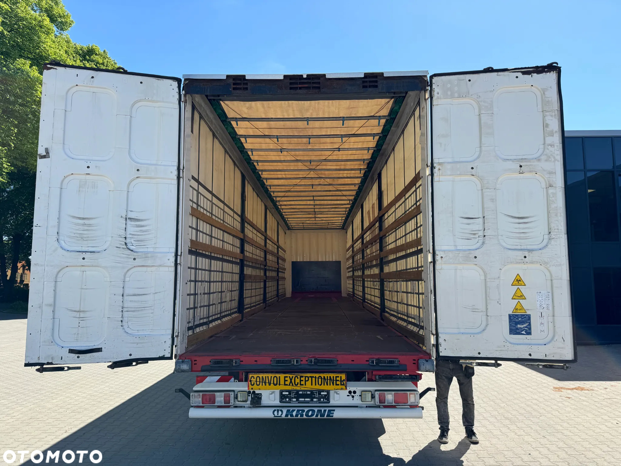 Krone Coilmulde, Rozsuwany tył, Maxi 385/55R22,5 - 12