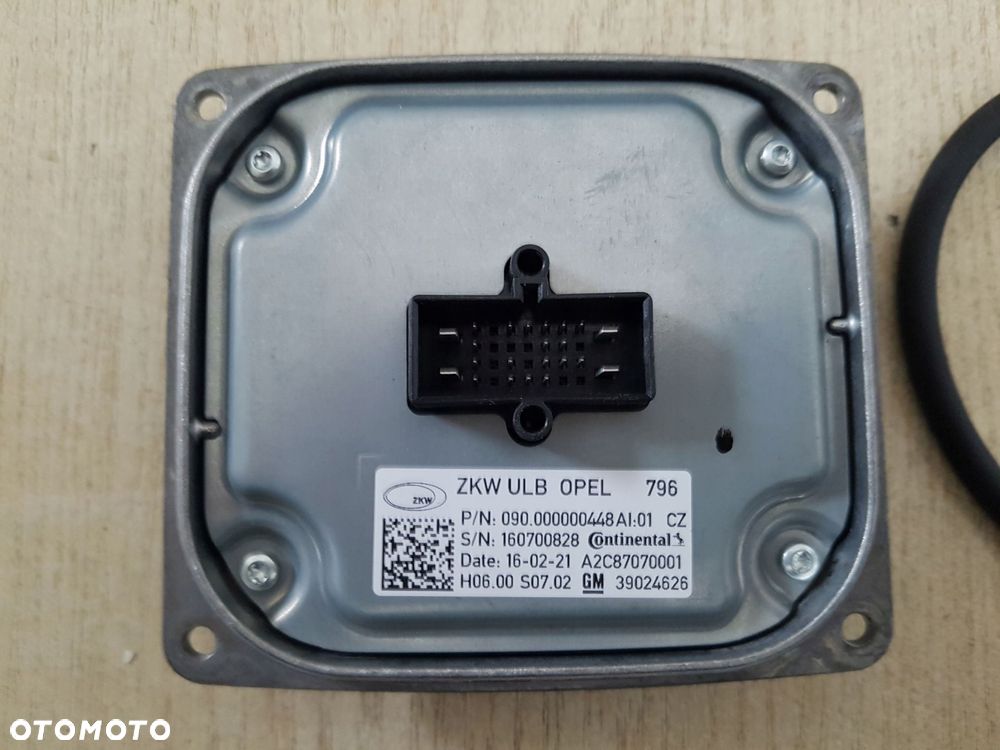 opel astra 5 k moduł przetwornica led 39024626 - 3