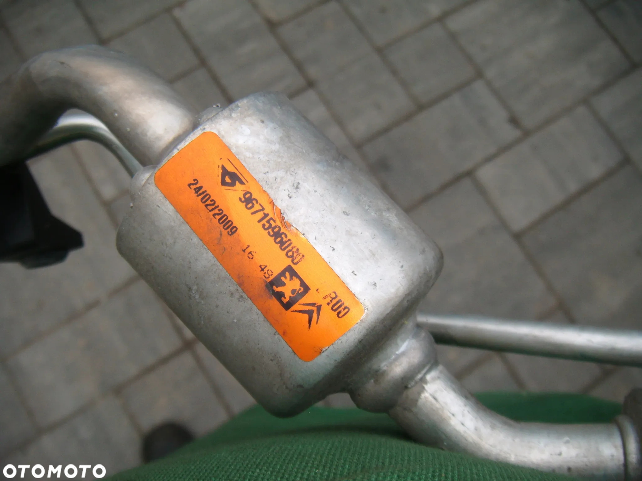 peugeot 207 1.6 16v 09r przewody klimatyzacji komplet  9671596080 - 2