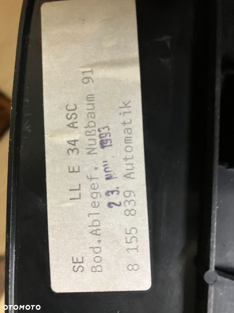 DEKORY LISTWY DREWNO BMW E34 LIFT PÓŁKA GAŁKA 540i M60 V8 SEDAN AUTOMAT - 21