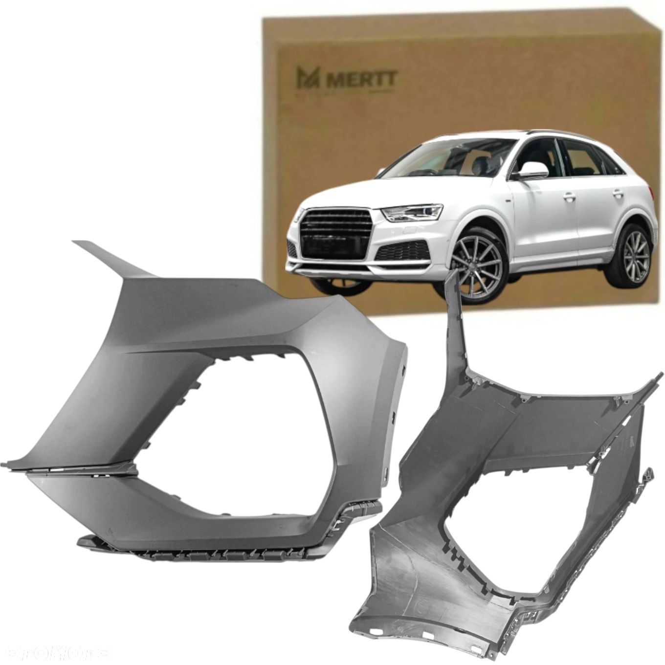 AUDI Q3 83A II F3 18- S-LINE NAROŻNIK ZDERZAKA ZDERZAK LEWY 83A807107F - 1