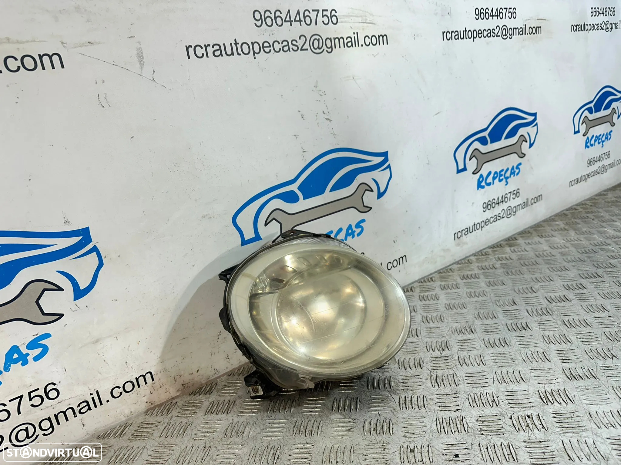 .Conjuntos Oticas Farois Frente Frontal Esquerda Direita Originais Fiat 500 312 2007 - Presente - 15