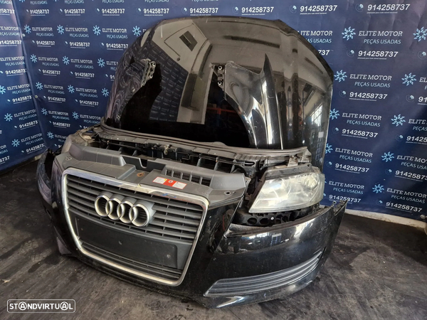 Frente completa usada AUDI A3 8P FASE 3 2010 parachoques guardalamas oticas capot radiador
