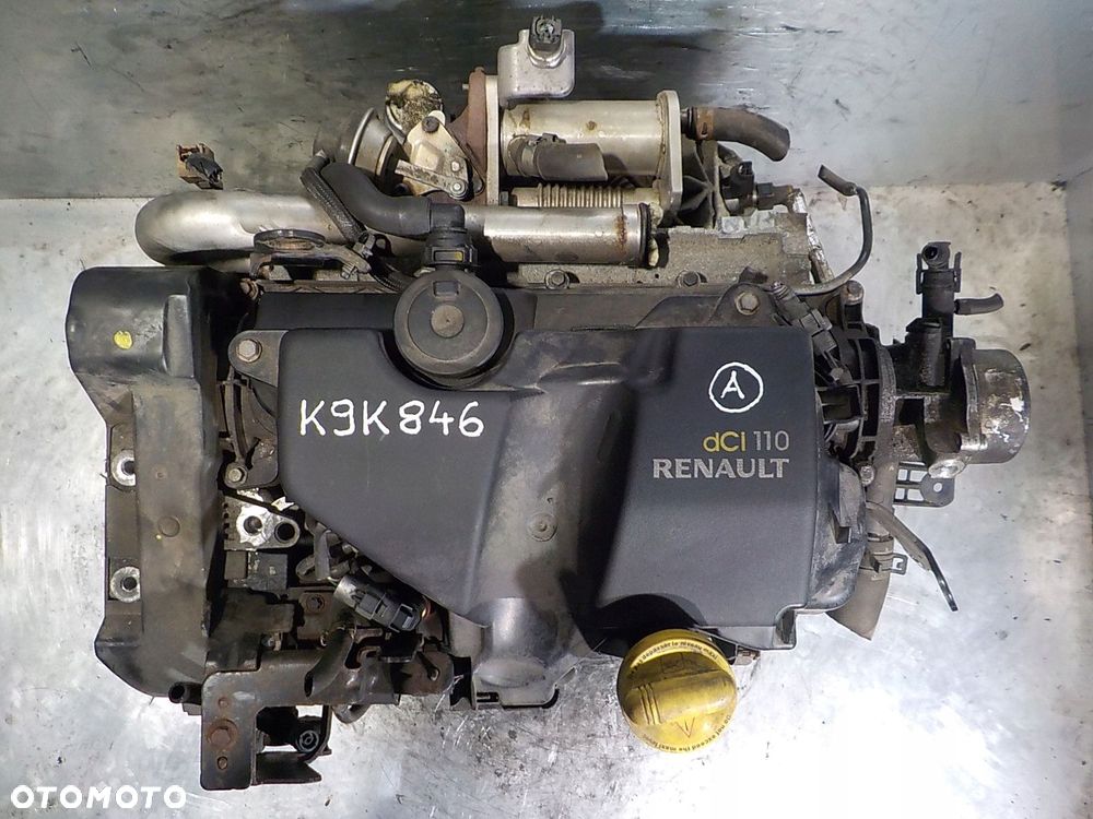 RENAULT MEGANE III DACIA SILNIK KOMPLETNY 1.5 DCI 8V 110 KM K9K846 76 TYS. - 9