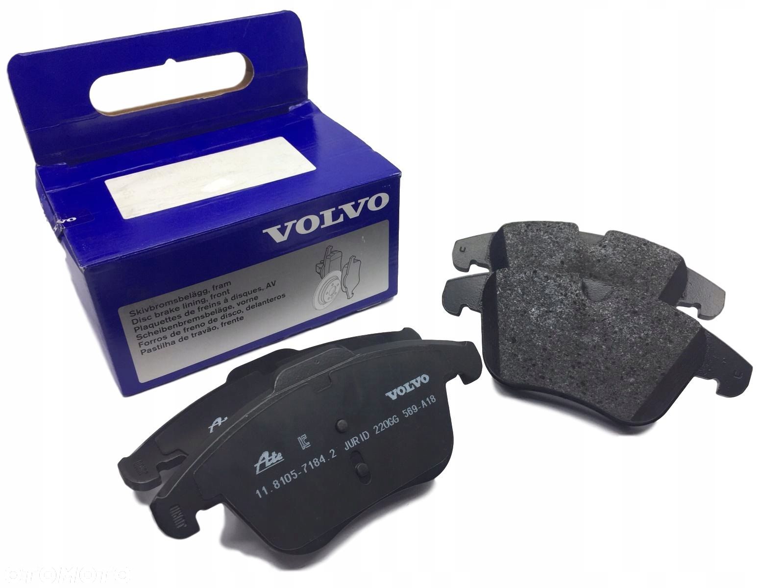 VOLVO S60 V60 II oryginal klocki hamulcowe przod 31423652 - 1
