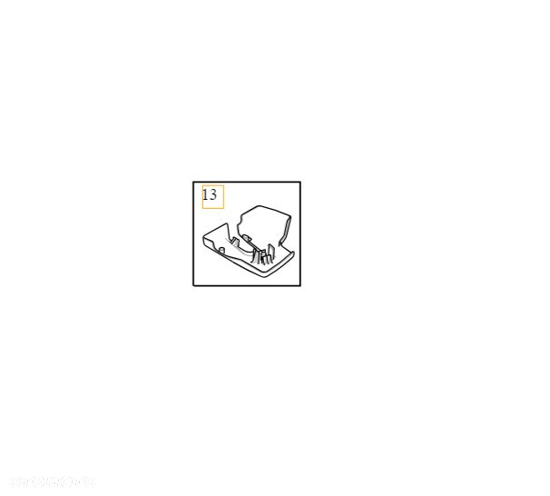 VOLVO C70 oslona rozporki kielichów L+P OE 30741191+30741192 - 2