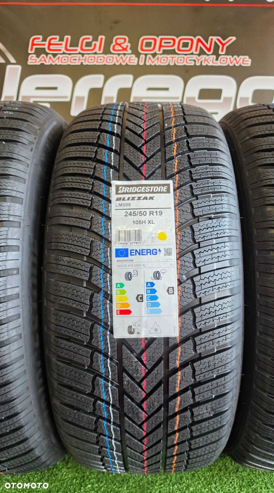 Koła zimowe BMW iX3, X3, X4, Seria7 - 19x5x112 - Bridgestone Blizzak Lm-005 245/50/R19 + TPMS - 10