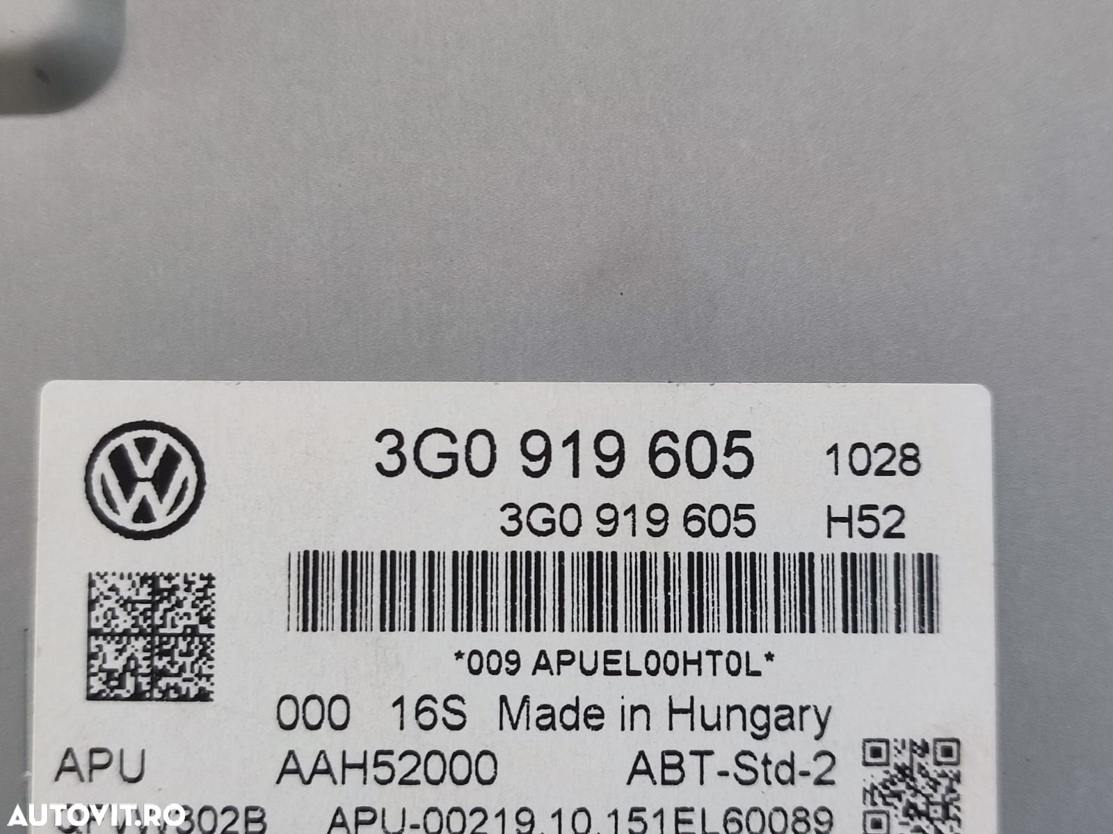 Display multimedia navigaie 3G0919605 Volkswagen VW Arteon 1 [2017 - - 2