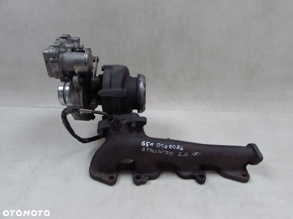 MERCEDES 212 204 205 2.2 CDI 651 TURBO TURBOSPREZARKA TURBINA 6510900086 NASTAWNIK A6519060200177t - 2