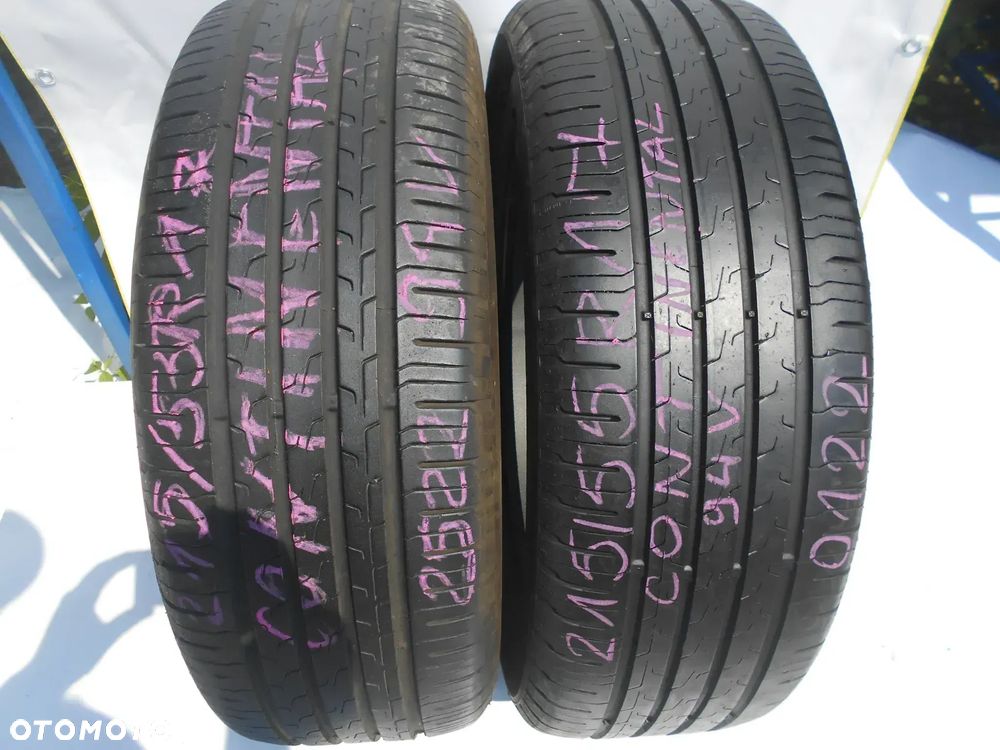 OPONY 215/55R17 CONTINENTAL ECO CONTACT 6 DOT 2522 7.4MM