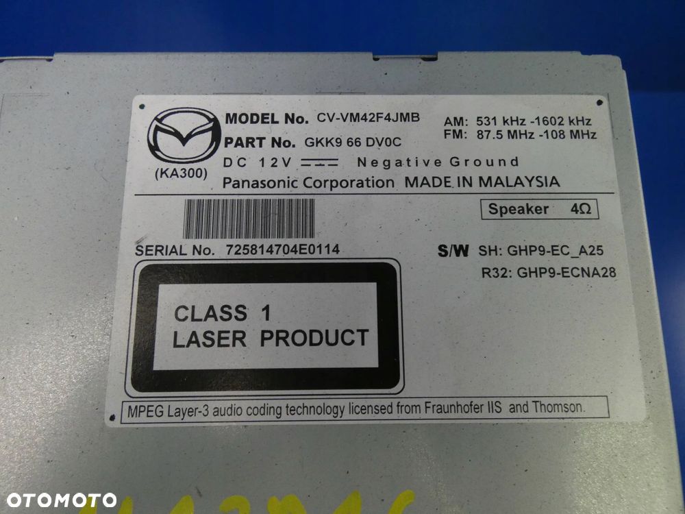 MAZDA 6 GJ III RADIO NAWIGACJA WYŚWIETLACZ EKRAN - 3