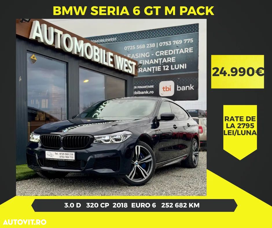 BMW Seria 6 640i xDrive Gran Coupe M Sport Edition - 1
