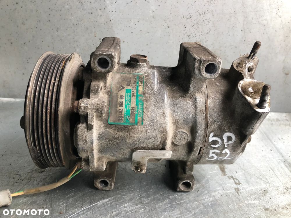 SP-52. Kompresor Sprężarka Klimatyzacji 6PK 9639078180 Citroen Xsara Picasso 1.6Benz. - Wysyłka
