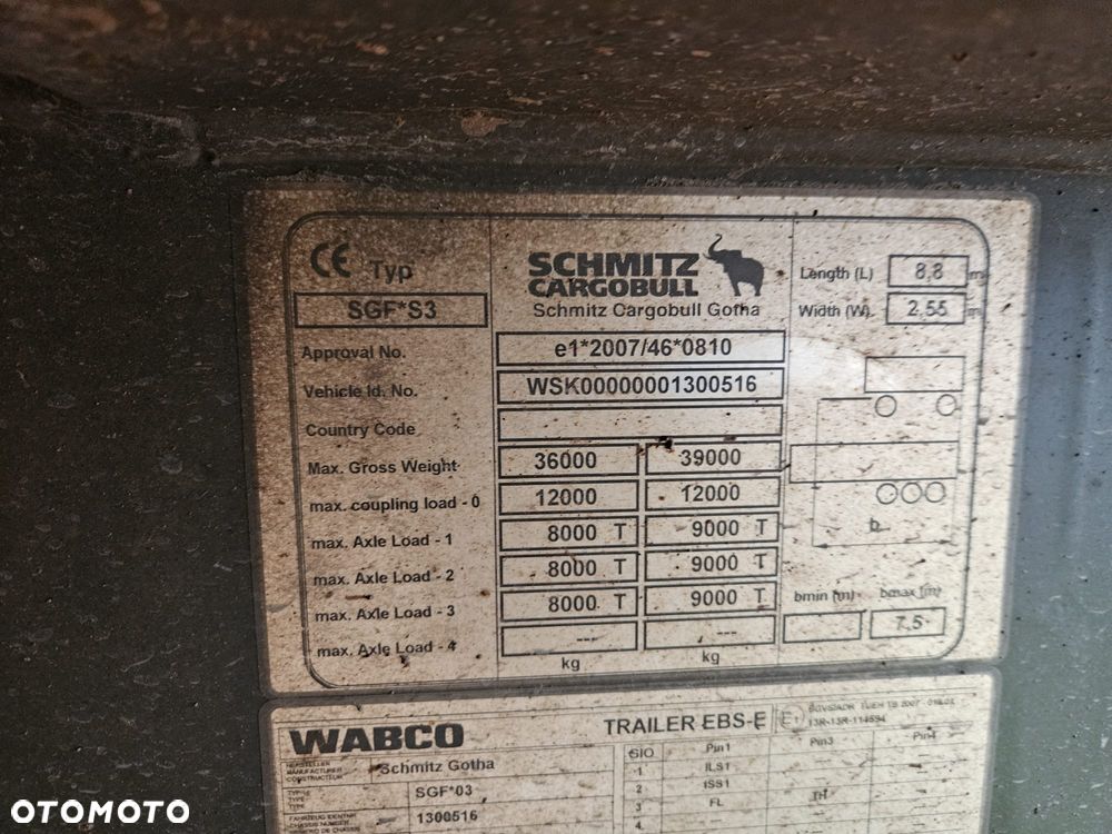 Schmitz Cargobull SGF S3 - 5145kg ! 2018! 24m3 - 17