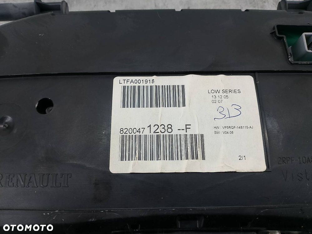 LICZNIK RENAULT CLIO III 8200471238--F 1.5 DCI - 5