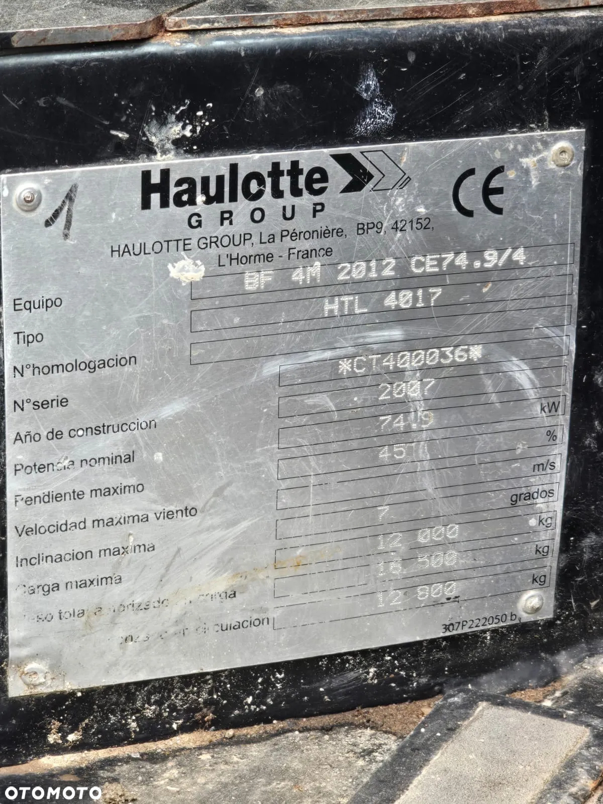 Haulotte HTL 4017 - 16