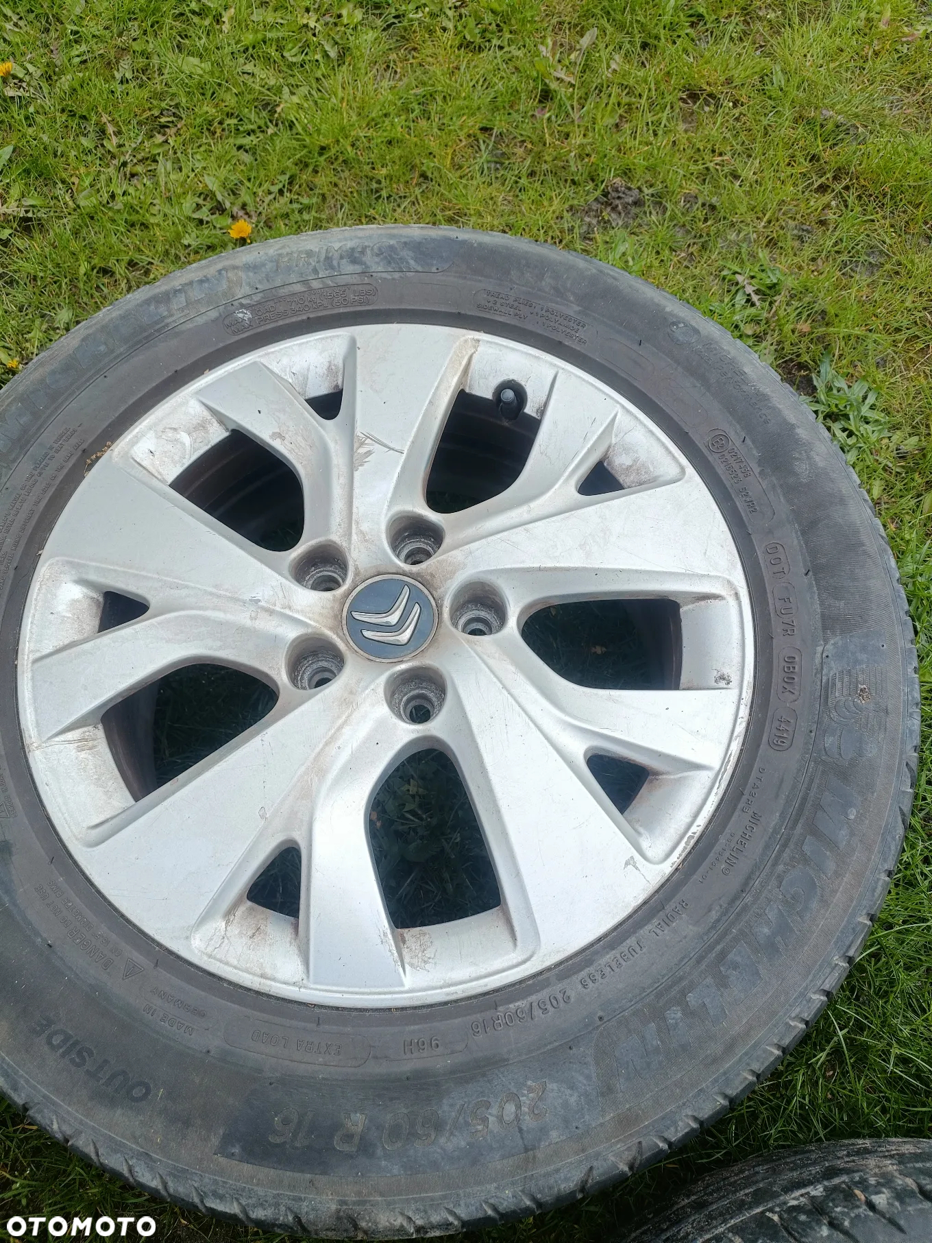 Peugeot Citroen felgi aluminiowe R16 5x108 ET47 - 5