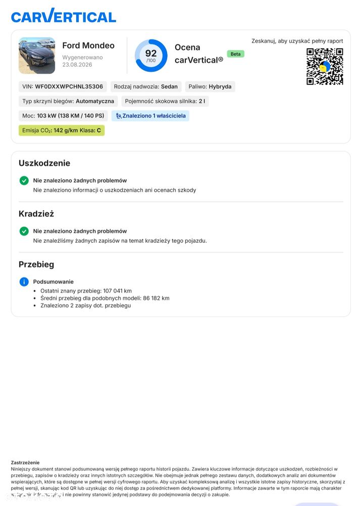 Ford Mondeo 2.0 Hybrid Titanium - 25