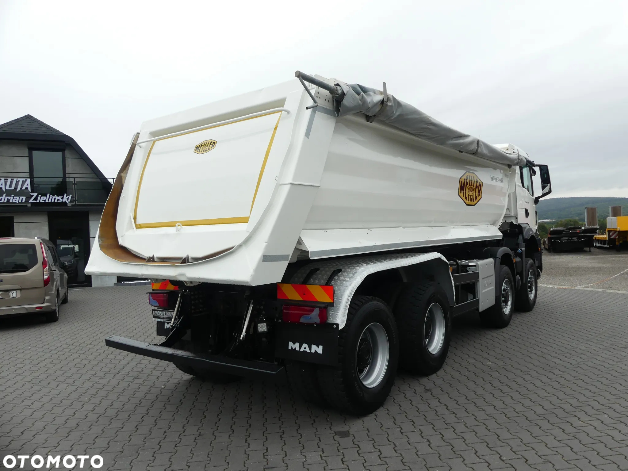 MAN TGS 41.470 / 8x8 / WYWROTKA MEILLER / MANUAL / NISKI PRZEBIEG / - 8