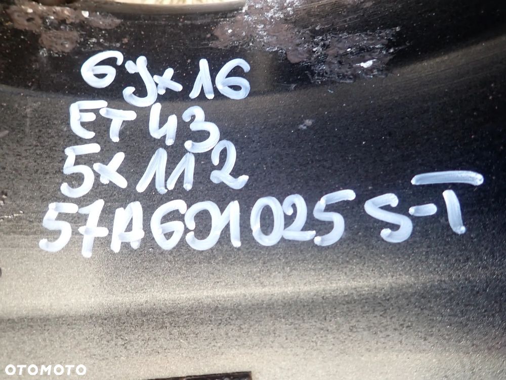 FELGI ALUMINIOWE SKODA  6JX16  ET 43  5X112  57A601025S-T - 8