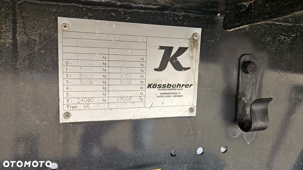 Kassbohrer MEGA PODNOSZONA OŚ - 11