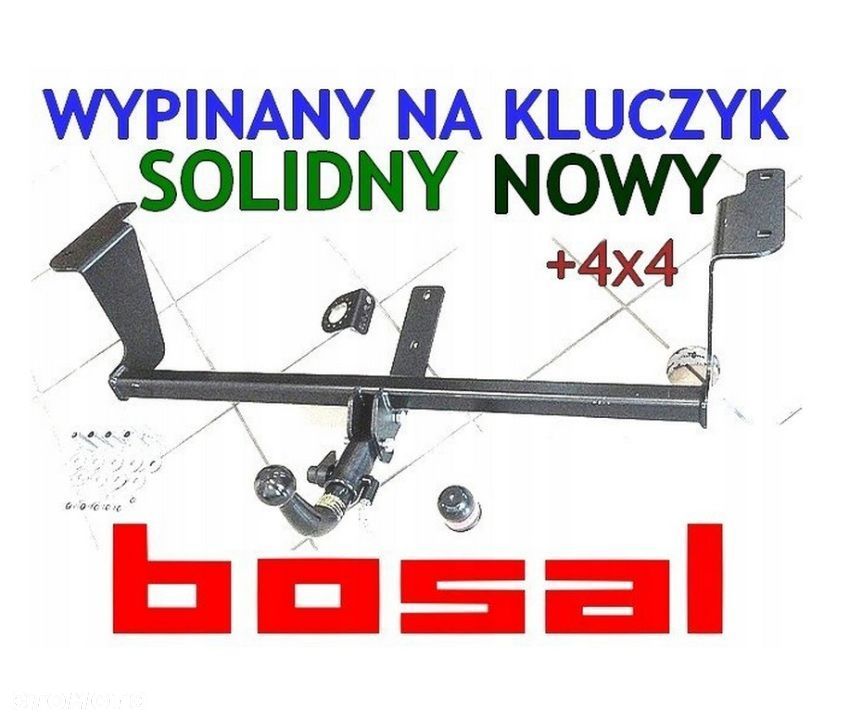 Markowy Kompletny Nowy Hak Holowniczy Bosal - Oris Automatycznie Wypinany Poziomo Horyzontalnie + Kula do Suzuki Ignis  MH + Subaru Justy  G3X + 4x4 od 2003 GWARANCJA + GRATIS - 1
