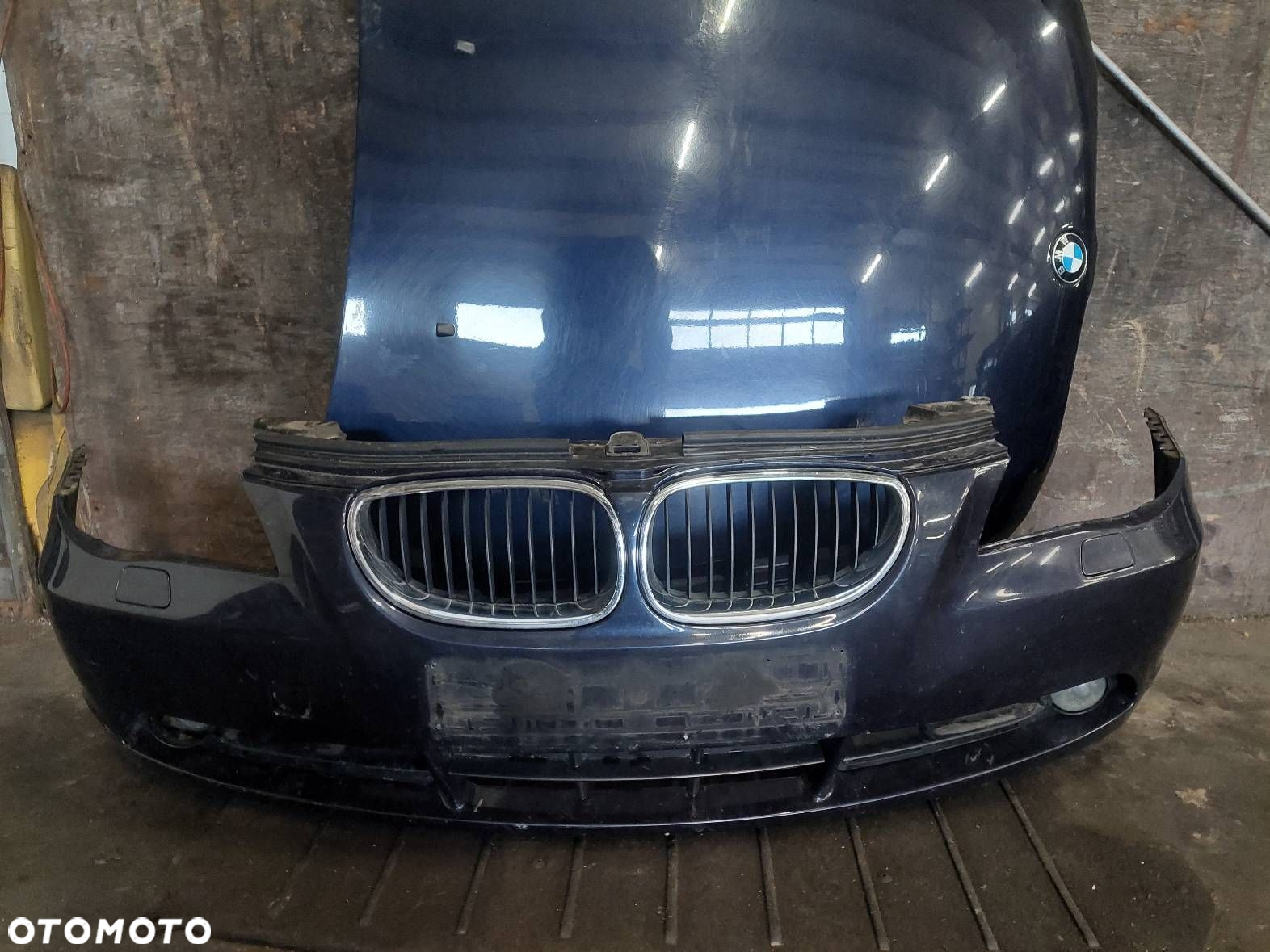 KOMPLETNY PRZÓD MASKA ZDERZAK BŁOTNIKI LAMPY PAS BMW E60 E61 317/5 - 12
