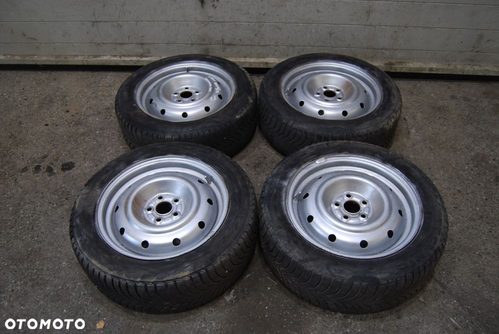 FELGI STALOWE + OPONY ZIMOWE 205/55R16 5X114 ET55 SUBARU LEGACY IV LIFT NISSAN - 1