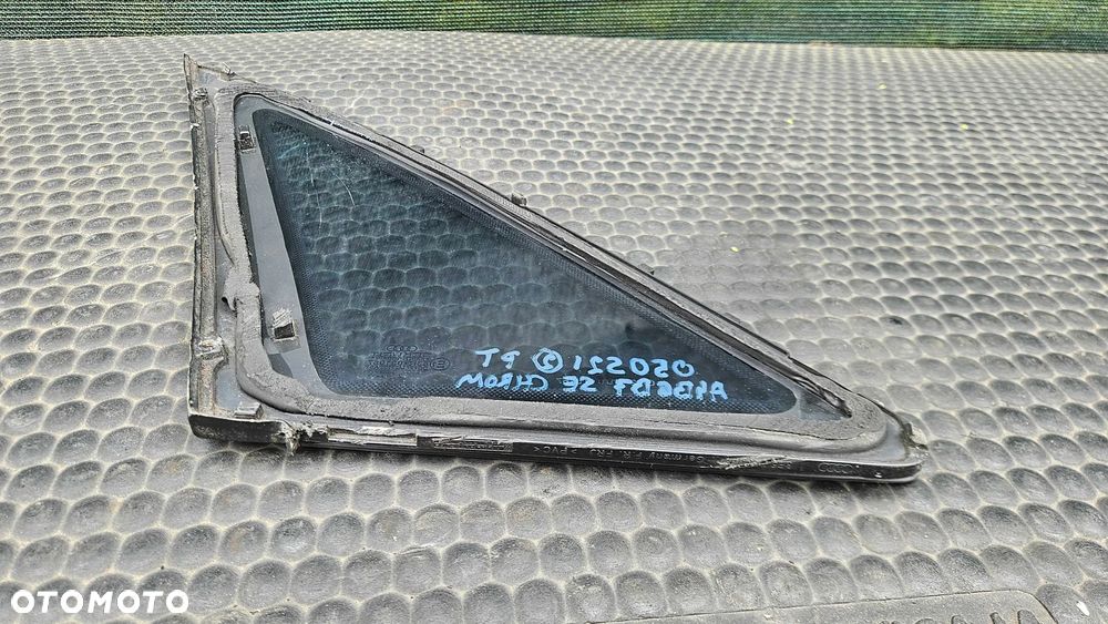 Szyba Szyby 8E5845299M 8E5845300M Karoseryjna Boczna Błotnik Trójkat LEWA PRAWA Tyl Tylna Pod Chrom Ramki Audi A4 B6 B7 Sedan E1 43R-001057 DOT27 N23100 AS2 ESG tinted - 31