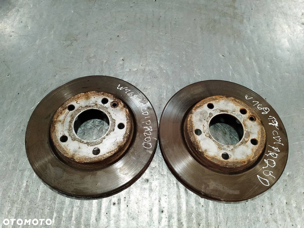 TARCZE HAMULCOWE PRZÓD MERC.KLASA A W168 1.7 CDTI - 1