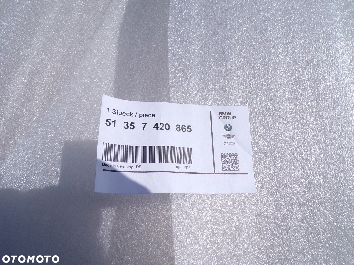 OSŁONA USZCZELKI DRZWI TYLNYCH PRAWYCH BMW X2 F39 51357420865 NOWE ORYGINAŁ - 2