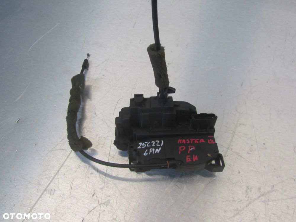 Renault Master  III-Movano B 10r ->zamek drzwi prawy przód EU 6pin - 2