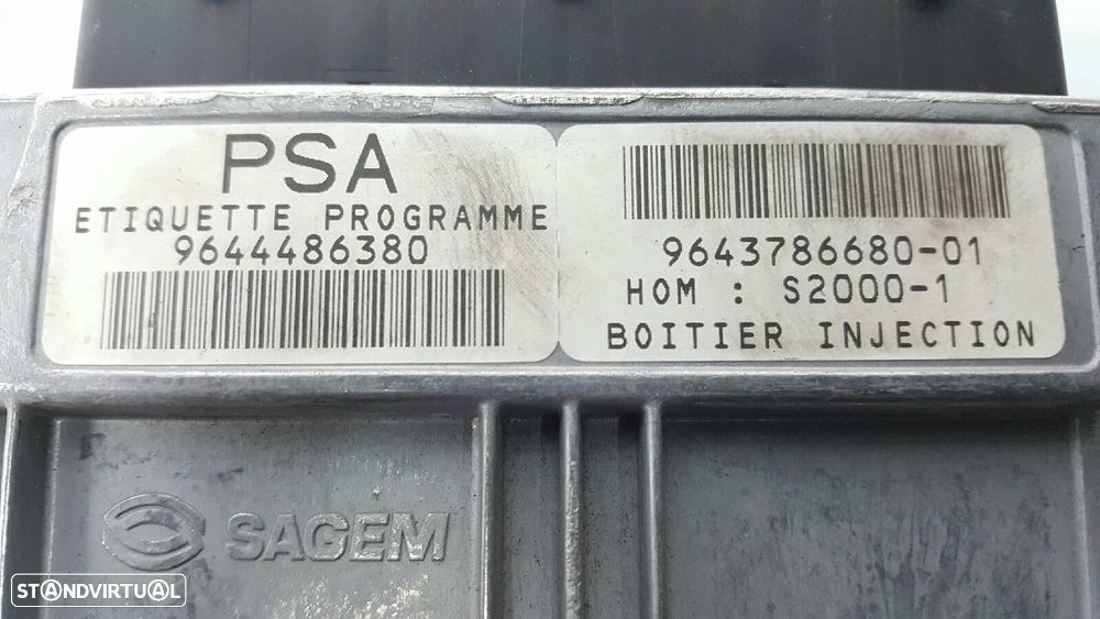 CENTRALINA DO MOTOR UCE CITROEN C5 BERLINA 2.0 HDI CAT (RHZ / DW10ATED) - 4