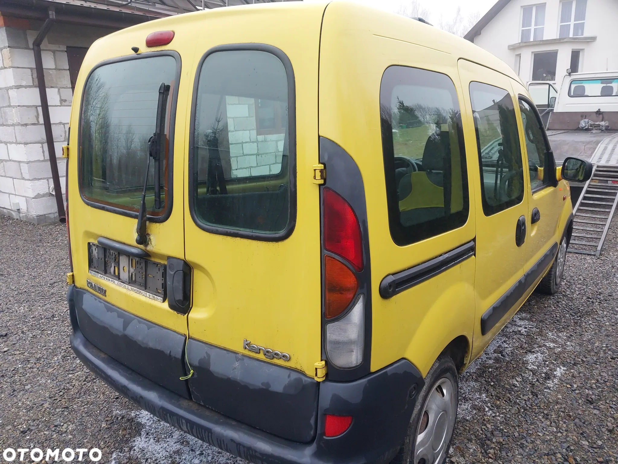 Renault Kangoo I Multispace silnik 1.2 16V D4F 75KM skrzynia biegów JB1 985 JB1985 drzwi maska klapa błotnik DV396 belka maglownica fotel szyba lusterko alternator felgi CAŁY NA CZĘŚCI WSZYSTKIE CZĘŚCI - 6