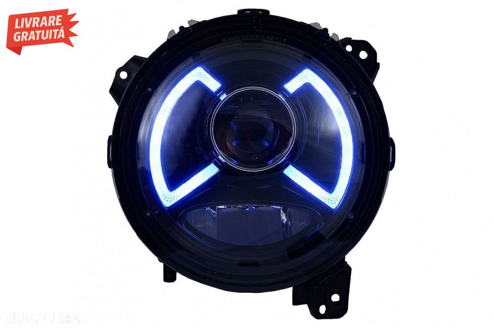 Faruri LED compatibile cu Jeep Wrangler IV JL/JLU (2018-up) - 4