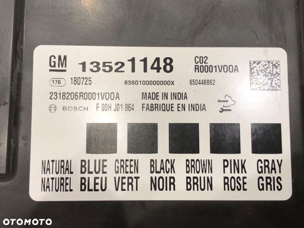 MODUŁ KOMFORTU  OPEL MOKKA / MOKKA X (J13) 2012 - 2022 1.4 (_76) 103 kW [140 KM] benzyna 2013 - - 4