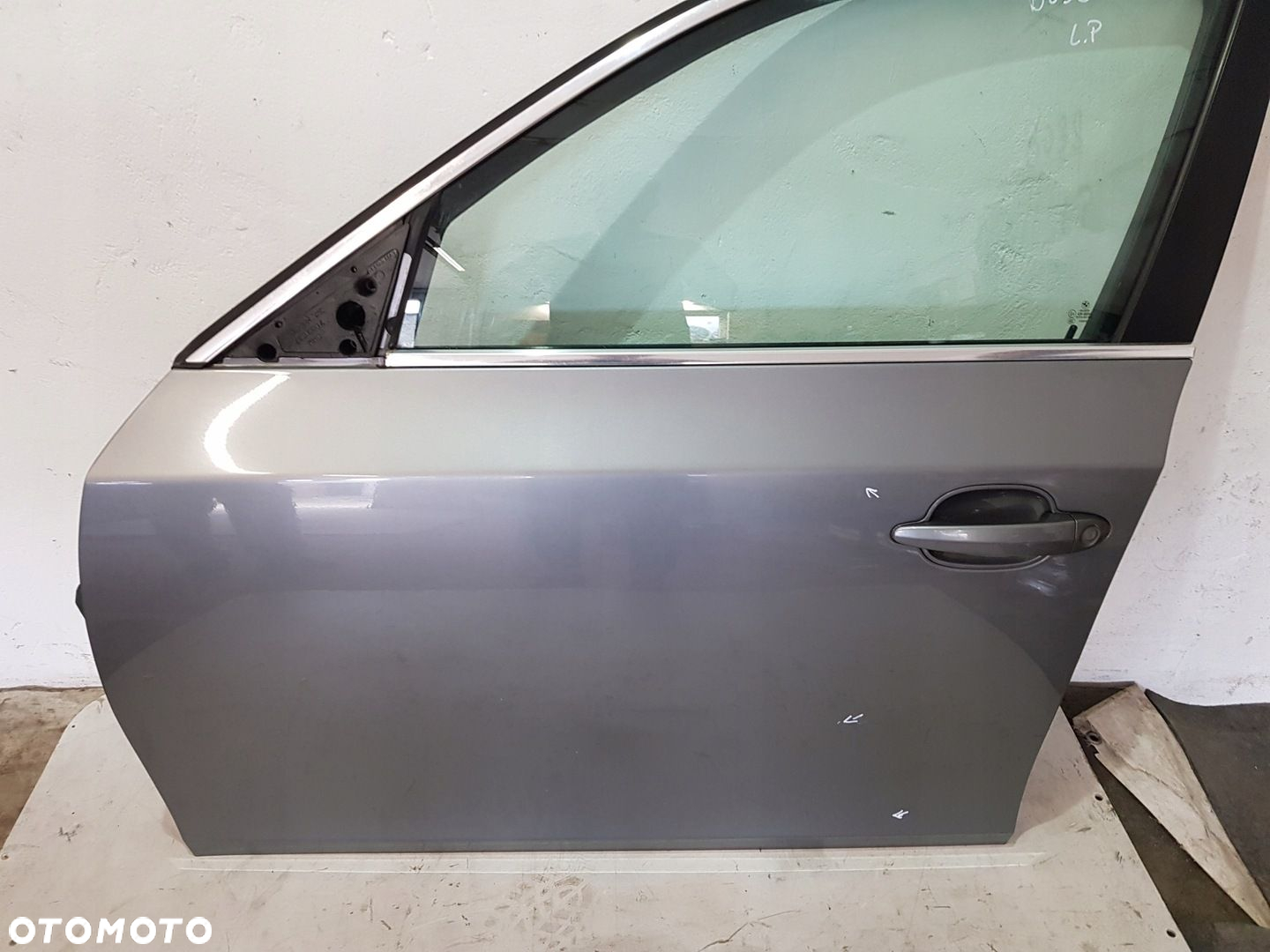DRZWI LEWE LEWY PRZÓD BMW E60 E61 LCI EUR SPACEGRAU METALLIC A52/7 - 3