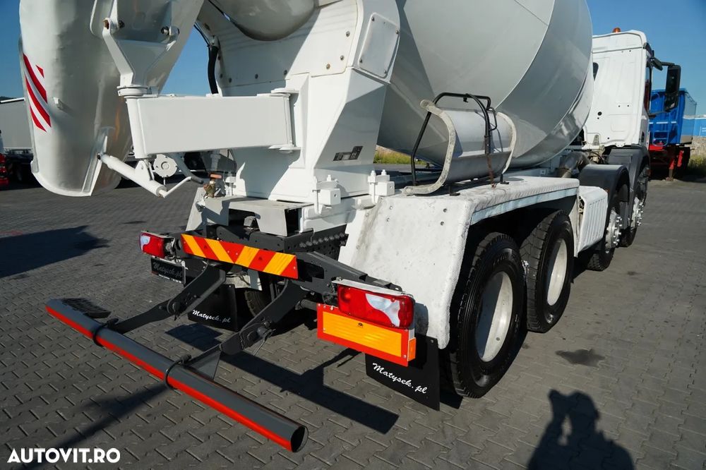Mercedes-Benz AROCS 3240 / GRUSZKA 9 M3 / 8x4 / BETONOMIESZARKA / SCHWING STETTER / AUTOMAT / OPONY 100% / EURO 6 - 14