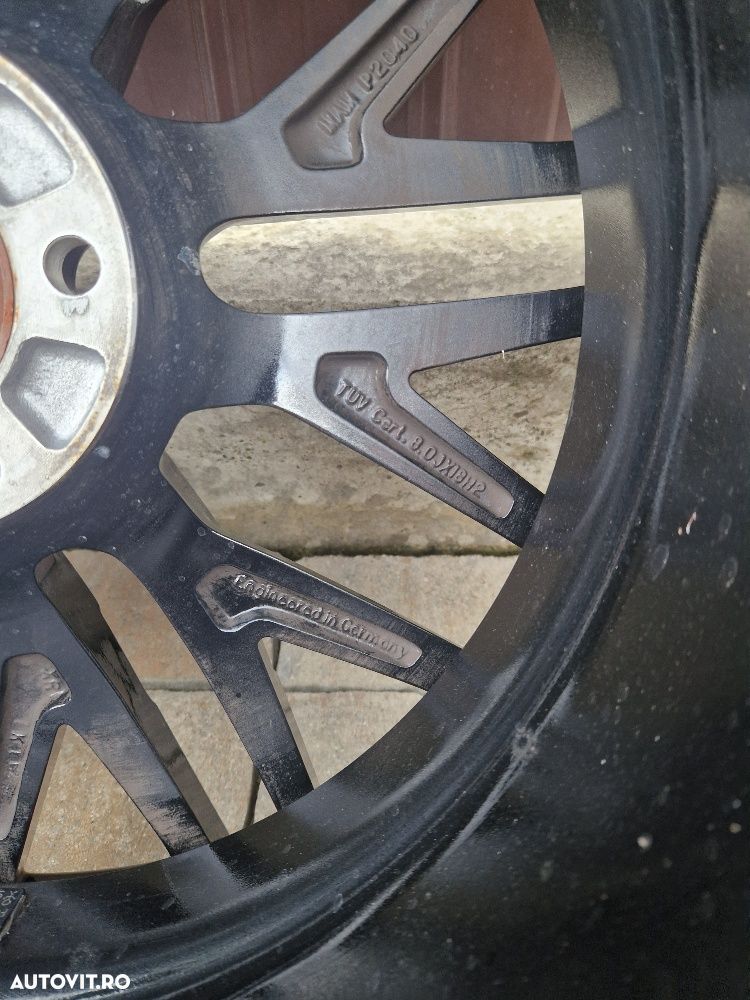 Jante BMW 8J x 18 cu anvelope de vara Bridgestone 225 x 40 x 18 - 5