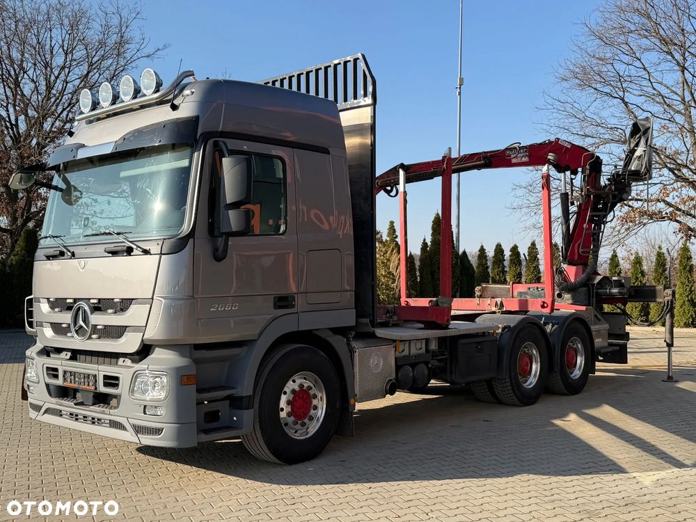 Mercedes-Benz ACTROS 2660 6x4 EURO5 POJAZD DO DREWNA Z HDS PENZ 10Z8 - 19