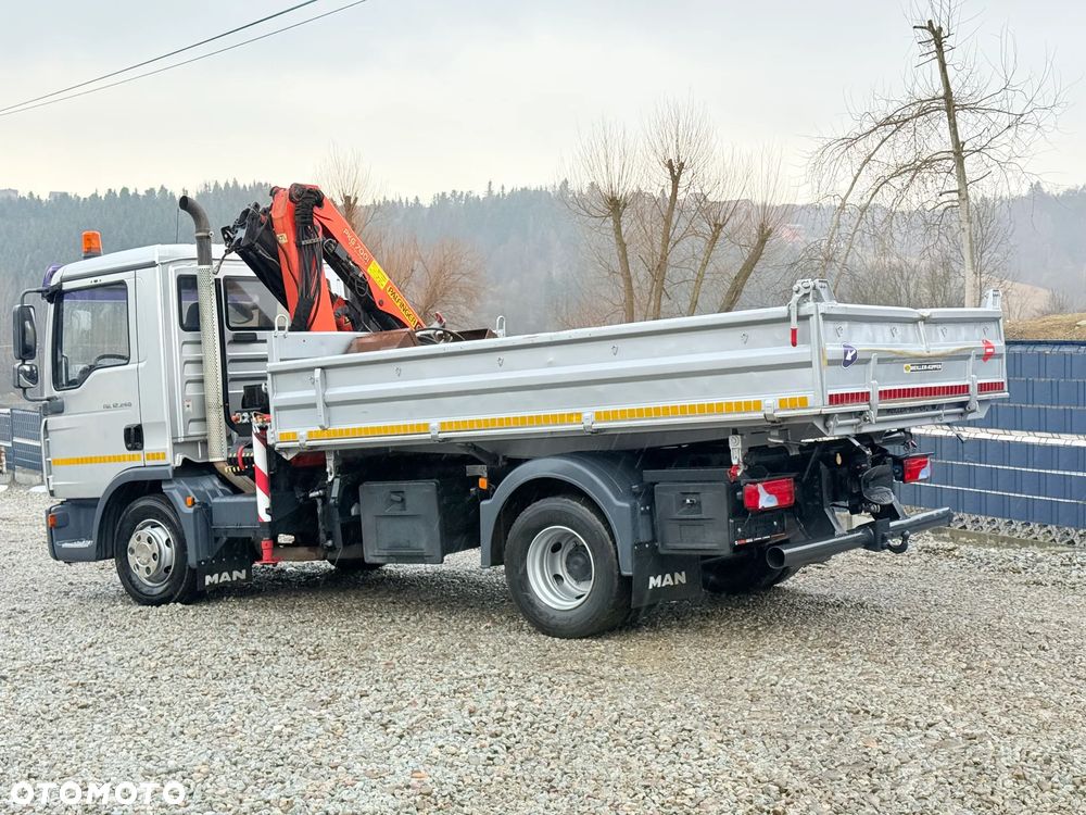 MAN MAN TGL 12-240 Kiper Wywrotka 4x2 Kran PALFINGER PK 12500 BARDZO DOBRY STAN - 11