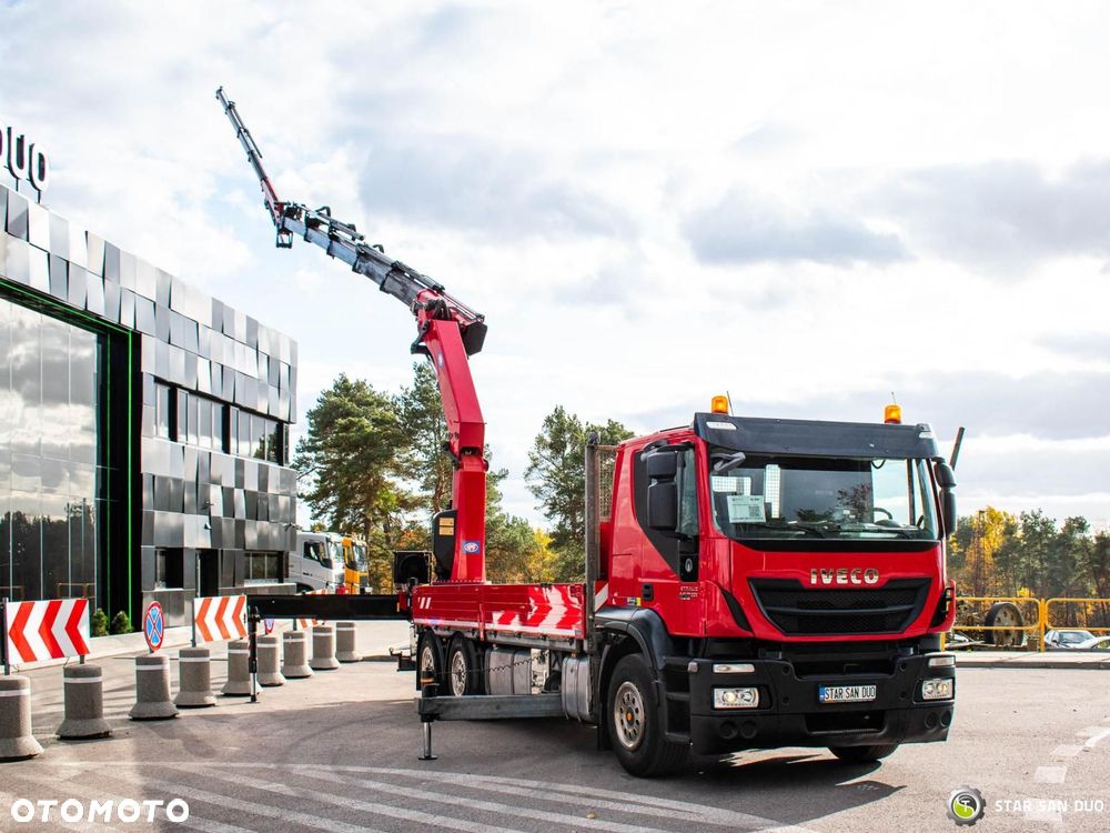 Iveco STRALIS 460 6x4 HMF 4020-K5 Fly Jib Hds Żuraw - 3