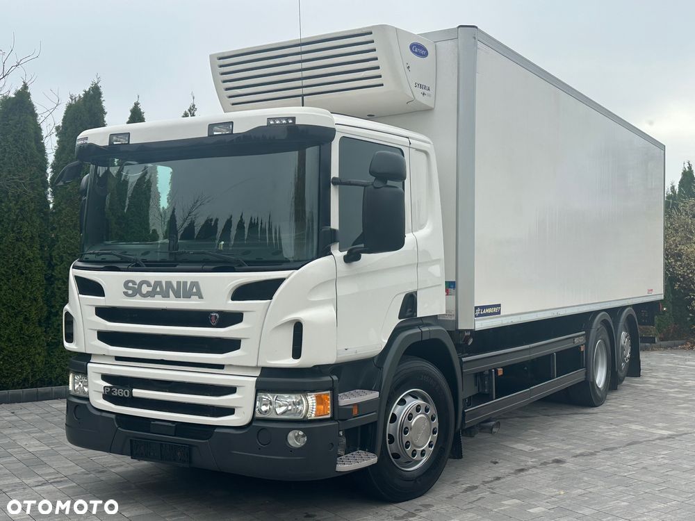 Scania / P360 / 6X2 / CHŁODNIA 7,7 m / Carrier / WINDA / - 25